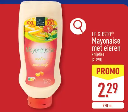 Promotie: Mayonaise met eieren