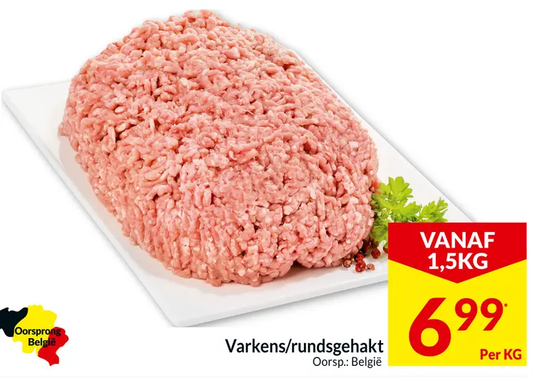 Promotie: Varkens/rundsgehakt