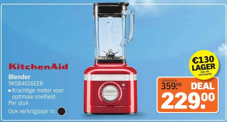 Aanbieding: KitchenAid Blender 5KSB4026EER
