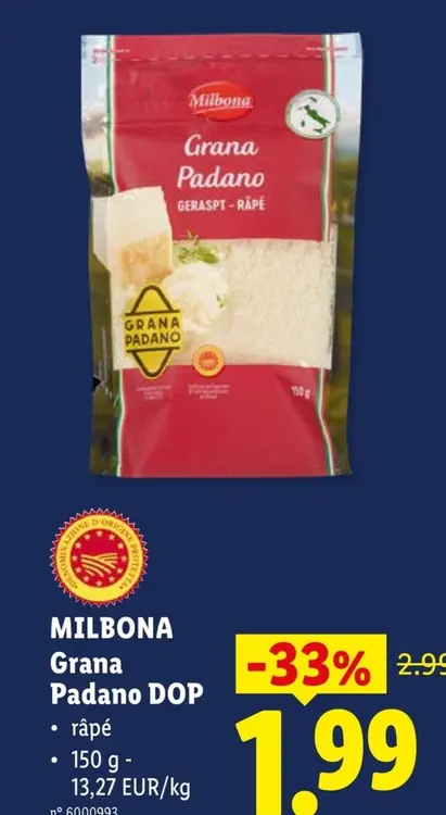 Offre: Grana Padano DOP