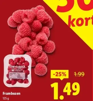 Aanbieding: Frambozen