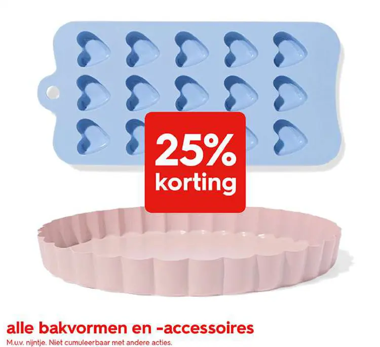 Promotie: bakvormen en -accessoires