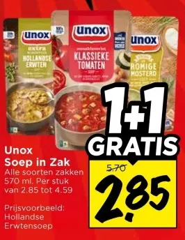 Aanbieding: Soep in Zak