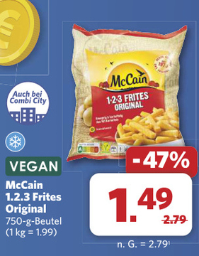 Aanbieding: McCain 1.2.3 Frites Original