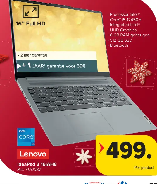Promotie: Lenovo IdeaPad 3 16IAH8