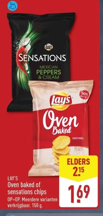 Aanbieding: Oven Baked of Sensations chip