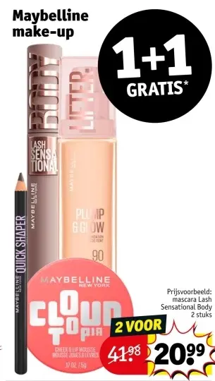 Aanbieding: Maybelline make-up