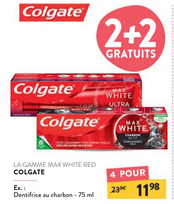 Offre: Dentifrice au charbon