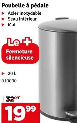 Offre: Poubelle à pédale
