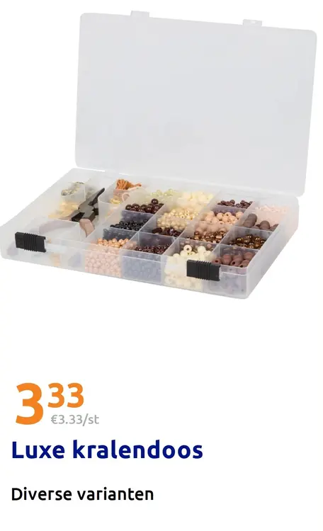 Promotie: Luxe kralendoos