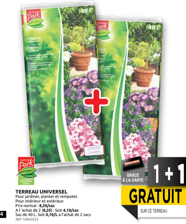 Promotie: Terreau universel