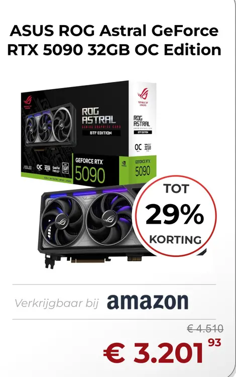 Aanbieding: ASUS ROG Astral GeForce RTX 5090