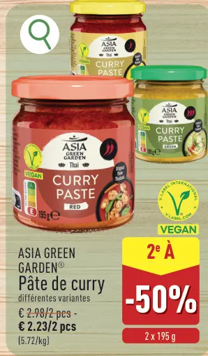 Offre: Pâte de curry