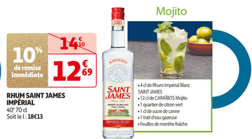 Aanbieding: RHUM SAINT JAMES IMPÉRIAL