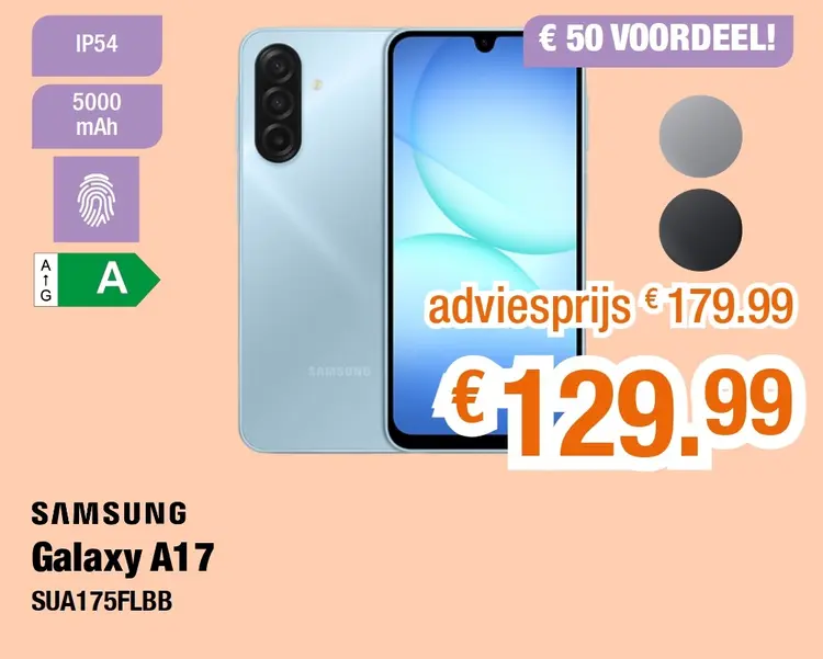 Promotie: Galaxy A17