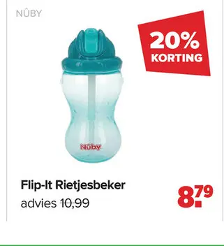 Aanbieding: Flip-It Rietjesbeker