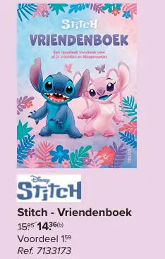 Promotie: Stitch - Vriendenboek