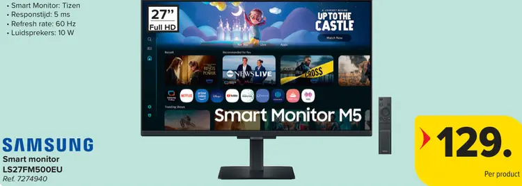 Promotie: Smart monitor LS27FM500EU