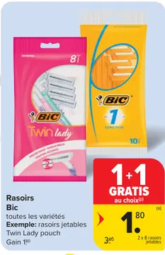 Offre: Rasoirs Bic