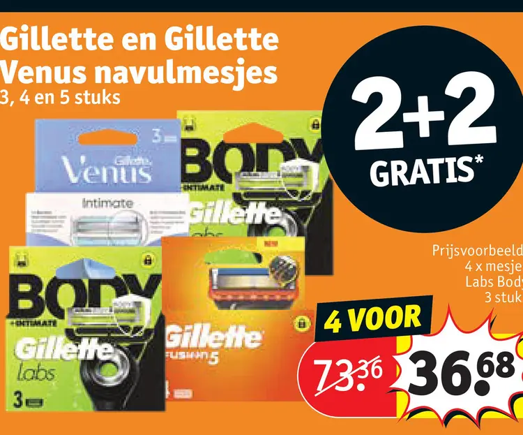 Promotie: Gillette en Gillette Venus navulmesjes