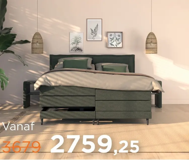 Aanbieding: Boxspring Rana elektrisch