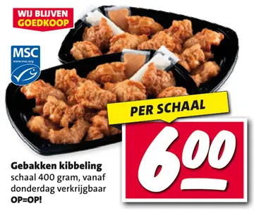 Aanbieding: Gebakken kibbeling