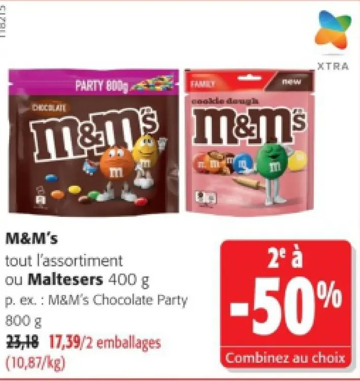 Offre: M&M's ou Maltesers
