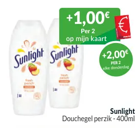 Promotie: Douchegel perzik