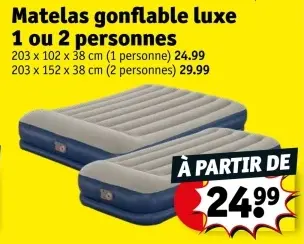 Offre: Matelas gonflable luxe