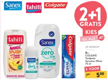 Aanbieding: COLGATE Tandpasta Sensation White