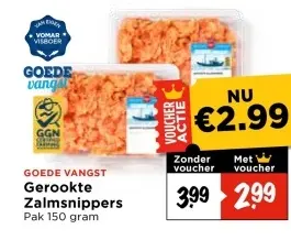 Aanbieding: Gerookte Zalmsnippers