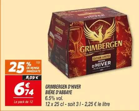 Offre: Grimbergen d'hiver