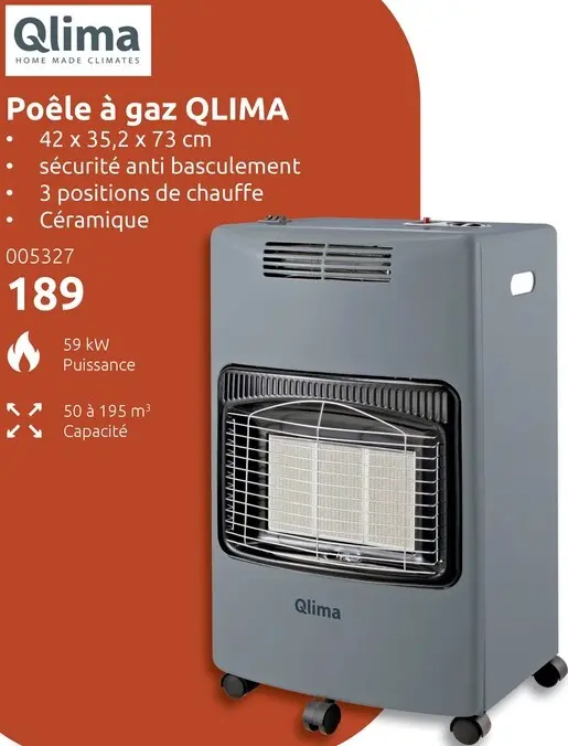 Offre: Poêle à gaz