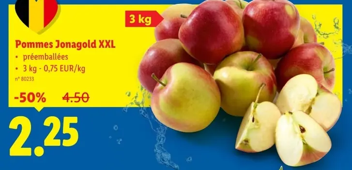 Offre: Pommes Jonagold XXL