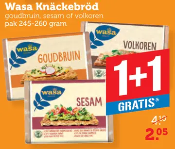 Aanbieding: Wasa Knäckebröd