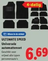 Aanbieding: Universele automattenset