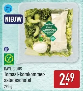 Aanbieding: Tomaat-komkommer-saladeschotel