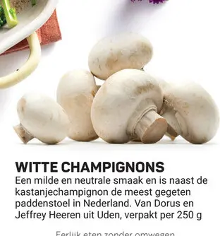 Aanbieding: Witte champignons
