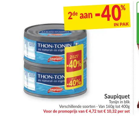Promotie: Tonijn in blik