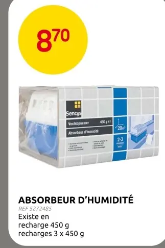 Offre: Absorbeur d'humidité