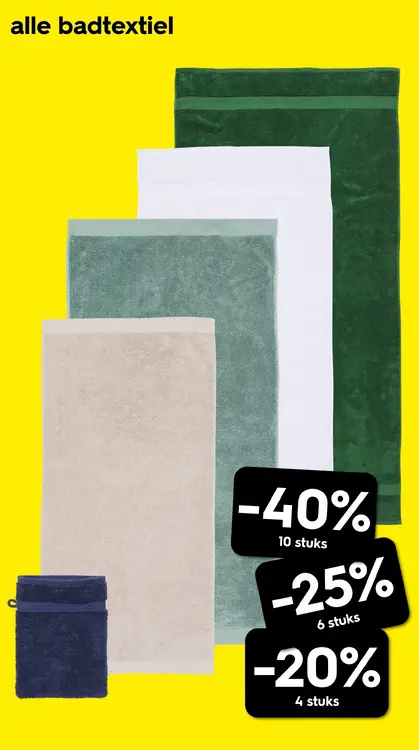 Aanbieding: alle badtextiel