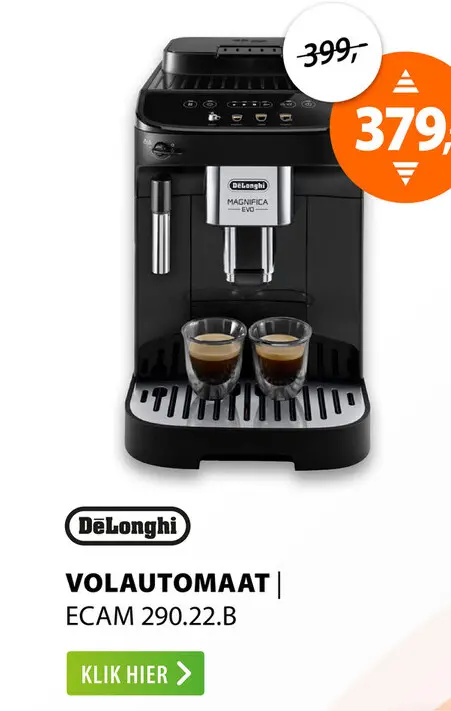Aanbieding: DeLonghi ECAM290.22.B Zwart