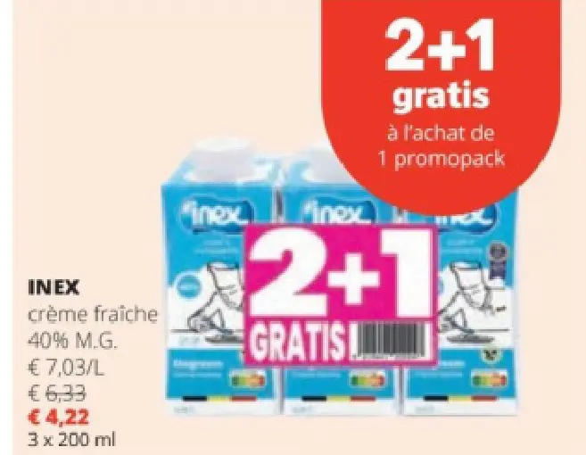 Offre: crème fraîche