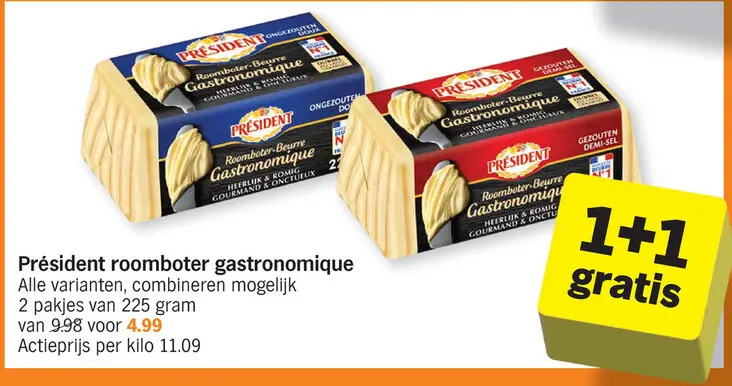 Promotie: Président roomboter gastronomique