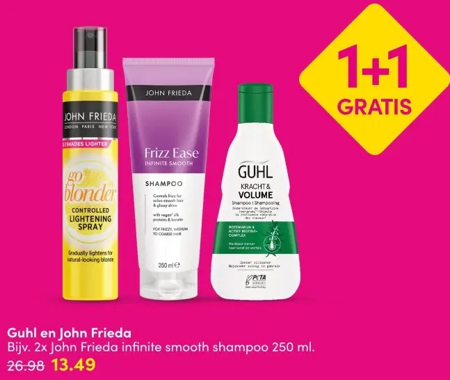 Aanbieding: Guhl en John Frieda