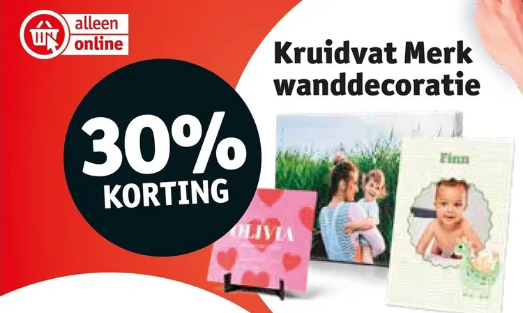 Promotie: Kruidvat Merk wanddecoratie
