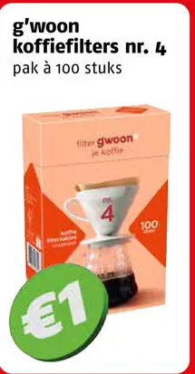 Aanbieding: Koffiefilters nr. 4