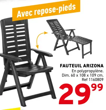Offre: Fauteuil arizona