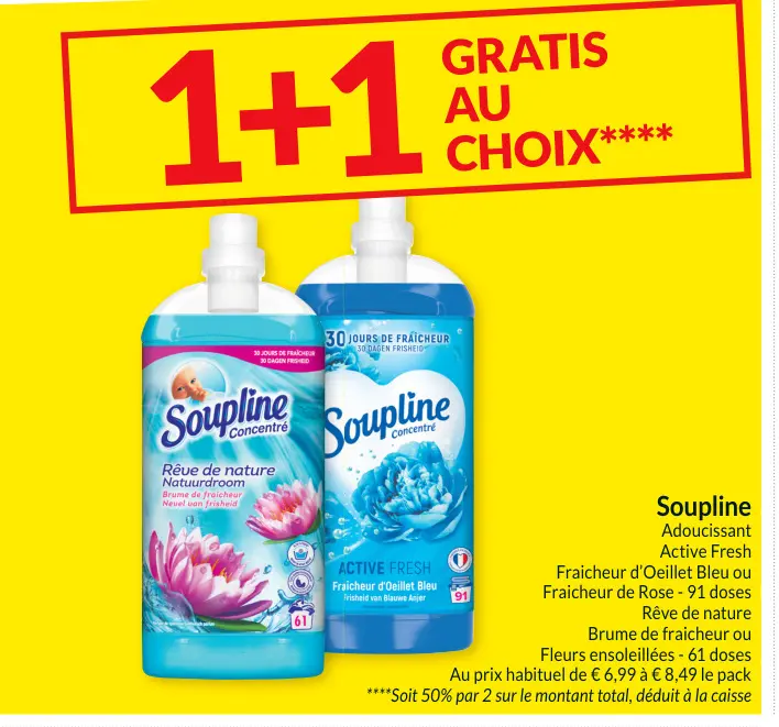Offre: Soupline Adoucissant