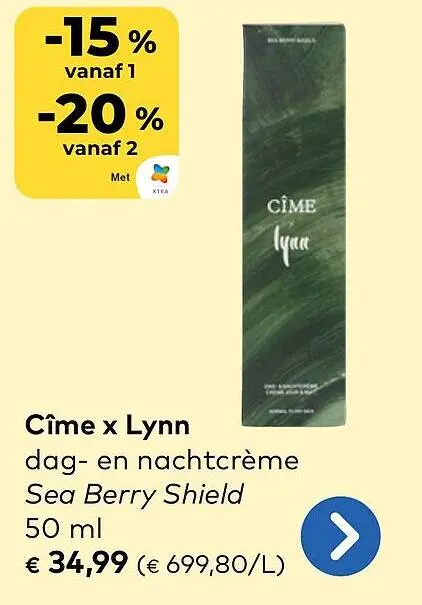 Promotie: dag- en nachtcrème Sea Berry Shield